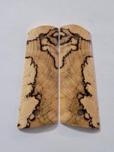 Highfiguregrips Spalted Tamarind Full Size 1911 Magwell grips - 1 of 1