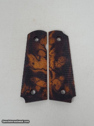 Highfiguregrips Desert Ironwood Burl Browning 1911 22 380 grips