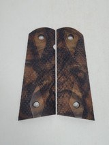 Highfiguregrips Double Diamond Turkish Walnut grips