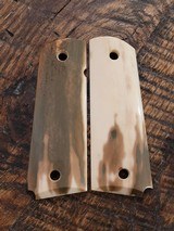 Pre Ban Fossilized Walrus Ivory 1911 grips