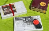 1988 Colt Python factory bright stainless steel w/ Colt letter ANIB .357 - 2 of 7