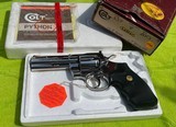 1988 Colt Python factory bright stainless steel w/ Colt letter ANIB .357 - 5 of 7