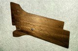Checkered ambi walnut grips for High Standard military models (106, 107 and later) - 2 of 4