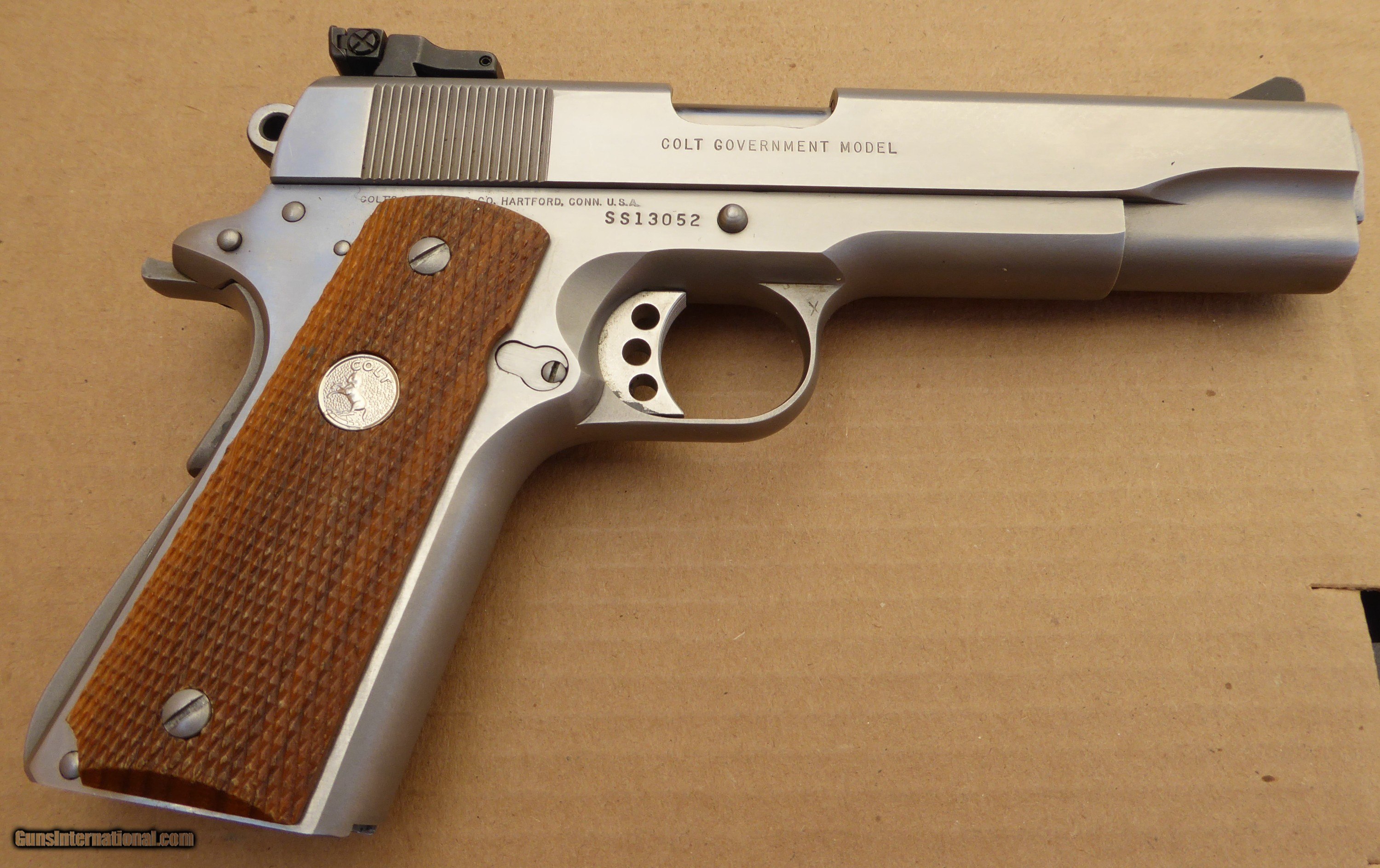 Colt Government 1911A1 Series 80 Stainless MK IV .45 Auto