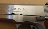 Colt Government 1911A1 Series 80 Stainless MK IV .45 Auto with Extras - 4 of 14