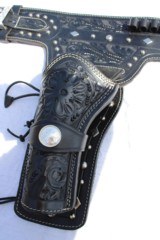 Kirkpatrick Leather double holster belt size 36c, .45cal - 4 of 7