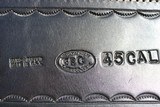 Kirkpatrick Leather double holster belt size 36c, .45cal - 6 of 7