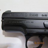 CZ Model 2075 Rami BD - Decocker Sub-Compact 9mm DA/SAwith 2 Magazines - 10 of 20