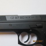 Lightly Used CZ 97BD .45 ACP Pistol with Two 10-round Magazines - Discontinued Production in 2022 - 13 of 20