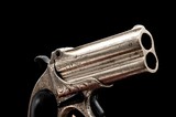 Engraved Remington Model 95 Over/Under Derringer .41 RF cal., - 8 of 11