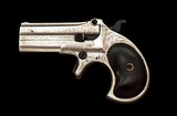 Engraved Remington Model 95 Over/Under Derringer .41 RF cal., - 1 of 11
