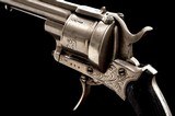 Belgian Folding Trigger Double Action Pinfire Revolver - 3 of 9