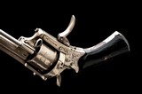 Belgian Folding Trigger Double Action Pinfire Revolver - 9 of 9