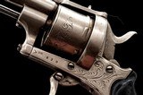 Belgian Folding Trigger Double Action Pinfire Revolver - 5 of 9