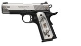 BROWNING 1911-380 Medallion Stainless Engraved/Compact 380 ACP 3.63