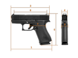 GLOCK 43X 9MM 3.39