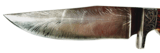 MALLARDS SHOOTING SUPPLY AND APPAREL CUSTOM DUCK FEATHER DAMASCUS HUNTING FIXED BLADE KNIFE - 1 of 6