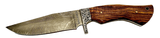 MALLARDS SHOOTING SUPPLY AND APPAREL CUSTOM DUCK FEATHER DAMASCUS HUNTING FIXED BLADE KNIFE - 4 of 6