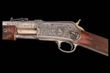 Engraved Silver & Gold Plated Colt Lightning Baby Carbine - Image 2 of 5