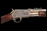 Engraved Silver & Gold Plated Colt Lightning Baby Carbine - Image 1 of 5