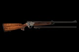 Blaser R8 375. H&H with 300 Win Barrel Factory Engraved Game Scene - Image 3 of 4