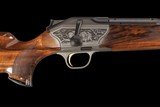 Blaser R8 375. H&H with 300 Win Barrel Factory Engraved Game Scene - Image 1 of 4