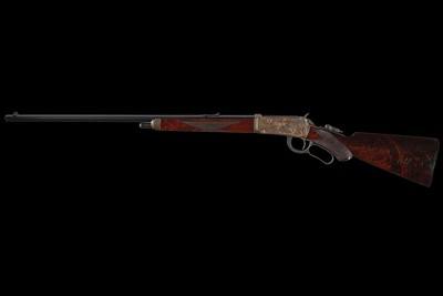Winchester Deluxe Model 1894 Lever Action Rifle 30 WCF With Factory Letter - Image 4 of 5