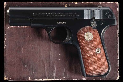Excellent Pre-World War II Colt Model 1903 Pocket Hammerless Semi-Automatic Pistol with Box - Image 2 of 3