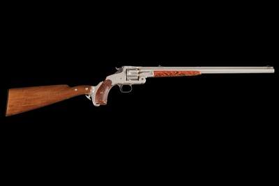 Smith & Wesson Model 320 Revolving Rifle with Shoulder Stock - Image 3 of 4