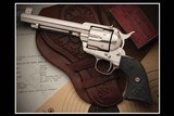 Black Powder Colt Single Action Army Flattop Target .32 S&W Revolver with Holster - Image 6 of 6