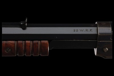 Winchester Deluxe Model 1890 Slide Action Rifle with Unusual Cheekpiece Deluxe Stock - Image 5 of 5