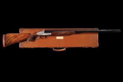 James Purdey & Sons Single Barrel Trap Shotgun with Case, Scarce Factory Casbard Engraved - Image 3 of 8