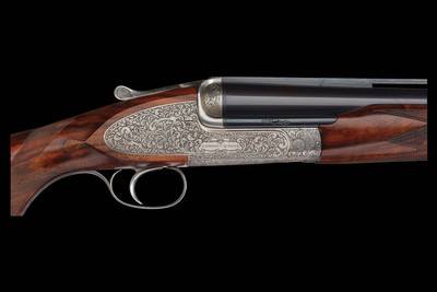 James Purdey & Sons Single Barrel Trap Shotgun with Case, Scarce Factory Casbard Engraved - Image 1 of 8
