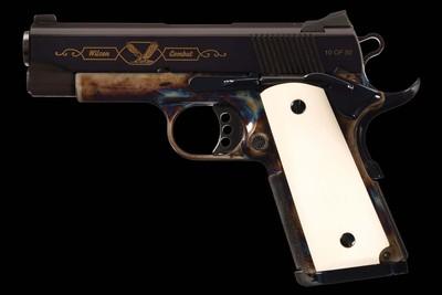 Gold Inlaid Wilson Combat/Turnbull Restoration Bill Wilson Signature Series Limited Edition 1911 Compact Semi-Automatic Pistol, Number 