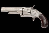 Deluxe Cased L.D. Nimschke Engraved Smith & Wesson No. 1 1/2 Second Issue Revolver - Image 2 of 3