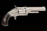 Deluxe Cased L.D. Nimschke Engraved Smith & Wesson No. 1 1/2 Second Issue Revolver - Image 1 of 3