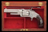 Deluxe Cased L.D. Nimschke Engraved Smith & Wesson No. 1 1/2 Second Issue Revolver - Image 3 of 3