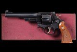 Smith & Wesson .45 Hand Ejector Model of 1950 Target (Pre-Model 26) Double Action Revolver with box - Image 2 of 4