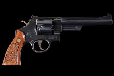 Smith & Wesson .45 Hand Ejector Model of 1950 Target (Pre-Model 26) Double Action Revolver with box - Image 1 of 4