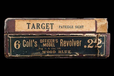 Pre-World War II Colt Third Issue Officer's Model Target Double Action Revolver with Box - Image 3 of 3