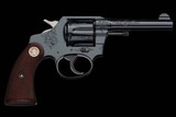 Documented Glahn Engraved Colt Police Positive Double Action Revolver with Factory Letter - Image 1 of 4
