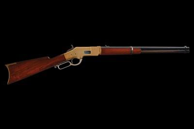 Exceptional Early Production Winchester Model 1866 Lever Action Saddle Ring Carbine with Desirable Henry Patent Marked Barrel - Image 3 of 5