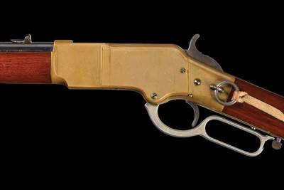 Exceptional Early Production Winchester Model 1866 Lever Action Saddle Ring Carbine with Desirable Henry Patent Marked Barrel - Image 2 of 5