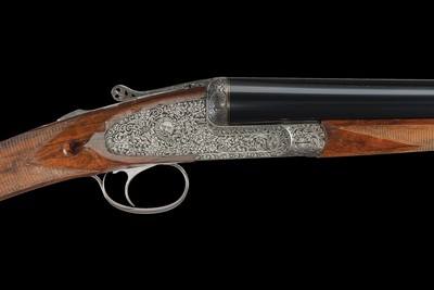 Factory Signed, Engraved, and Gold Inlaid Renato Gamba Ambassador 12ga SxS - Image 1 of 5