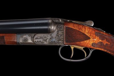 Factory Engraved Ithaca New Ithaca Double Grade 4 12ga - Image 2 of 4