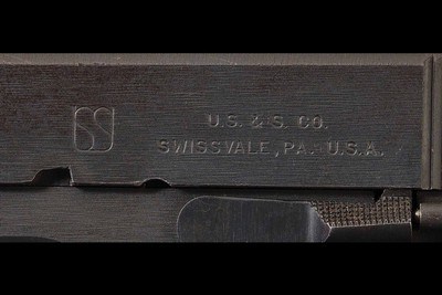 Exceptional World War II U.S. Union Switch & Signal Co. Model 1911A1 .45ACP - Image 3 of 5