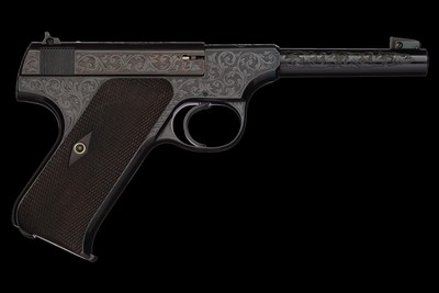 Engraved Colt First Series Woodsman Sport - Image 1 of 3