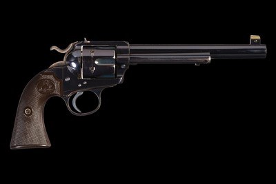 Colt Bisley Flattop Target Model Revolver with Rare 