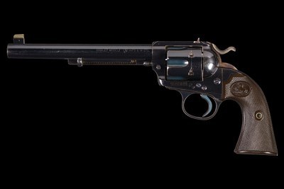 Colt Bisley Flattop Target Model Revolver with Rare 