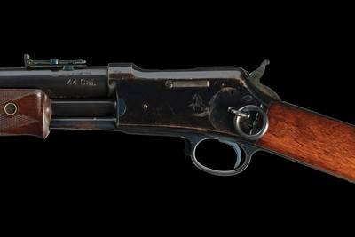Colt London Agency Shipped Medium Frame Lightning Slide Action Saddle Ring Carbine .44 WCF with Heraldic Inscription - Image 2 of 5